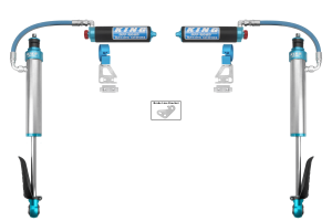 25001-409A 2024+ Toyota Tacoma 2.5 Rear Shocks